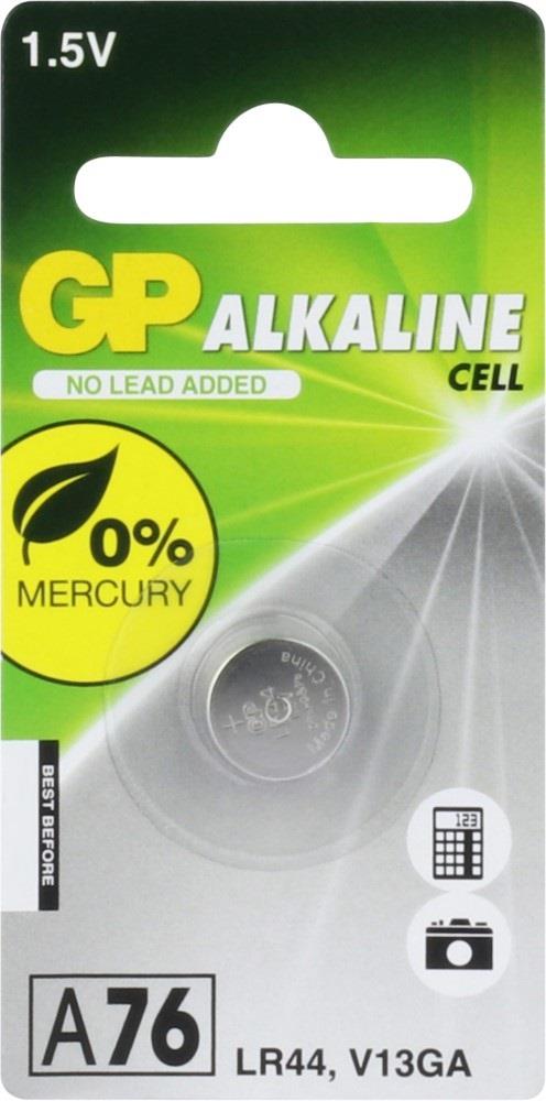 Gp a76 lr44 knoopcel blister (10 stuks)