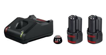 Bosch Prof startset 12V 2 accu's 2,0 Ah en lader