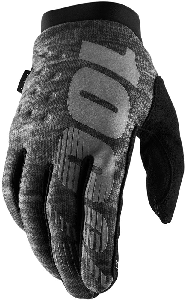 100% brisker - mtb thermal gloves | s