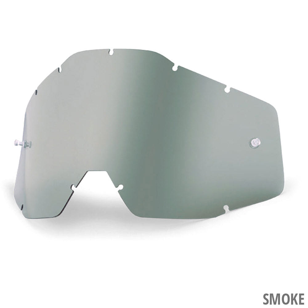 100% gen 1 anti fog clear lens (smoke) - replacement lens | clear