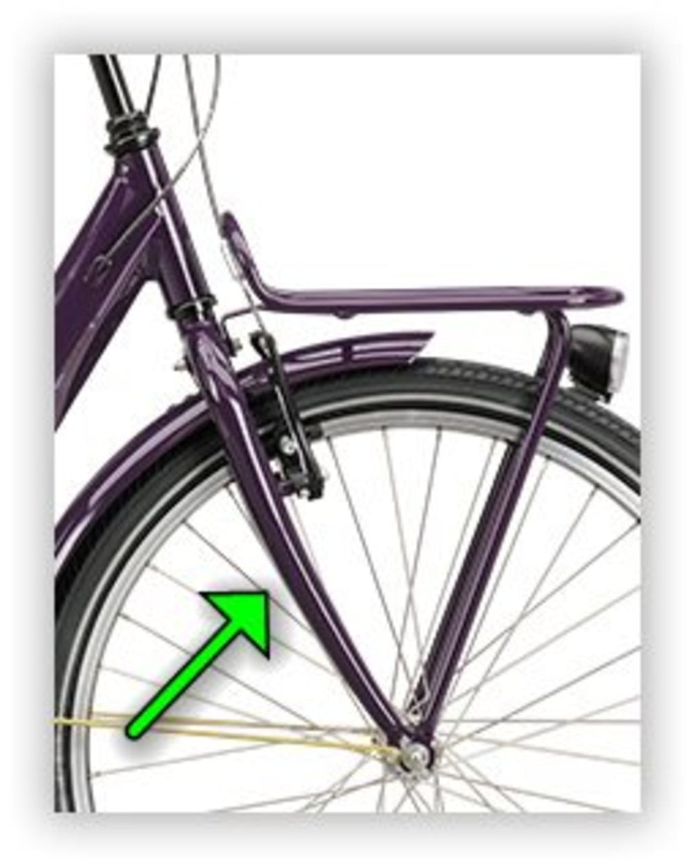 Batavus voorvork star 24 darkpurple ys739