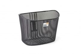 New Looxs Panier Avant Rapidlock | 19 Litres | Acier | Noir | Verrouillage rapide