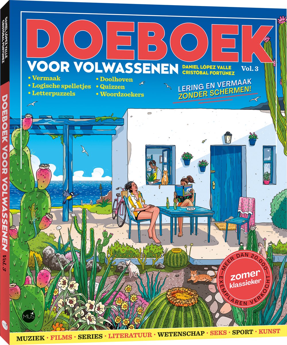 Merkloos sans marque doeboek voor volwassenen - 150 puzzels en raadsels - vol.3