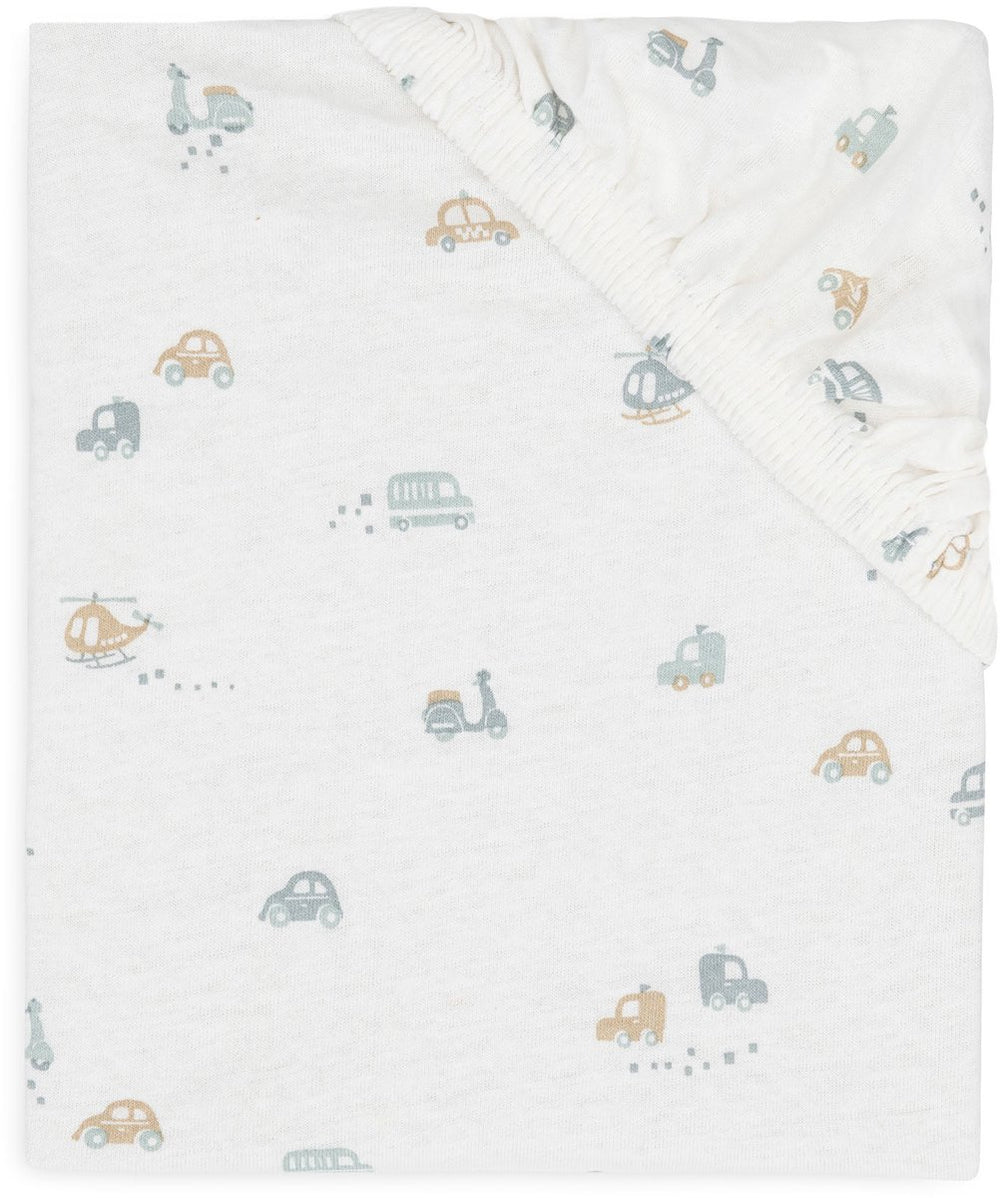 Jollein baby - hoeslaken wieg jersey 40 50x80 90cm - babybed - zacht katoen - on the go