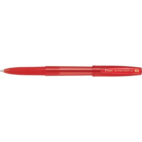 Balpen pilot super grip g medium rood