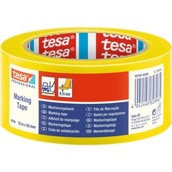 Vloermarkeringstape tesa 60760 geel 50mm x 33m pvc
