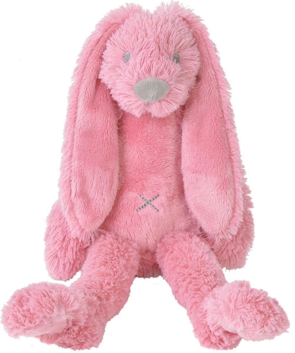 Happy horse konijn richie knuffel 28cm - donkerroze - baby knuffel