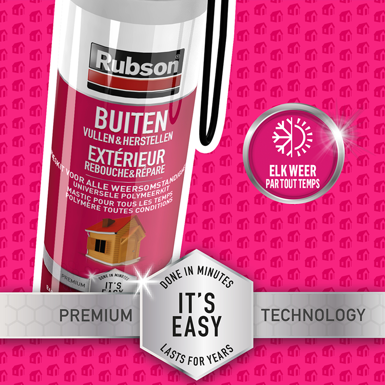 Rubson 1066000 - easy sealing buiten 100ml | 12 stuks