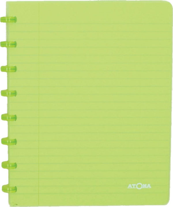 Atoma schrift trendy a5 q5 groen rood paars