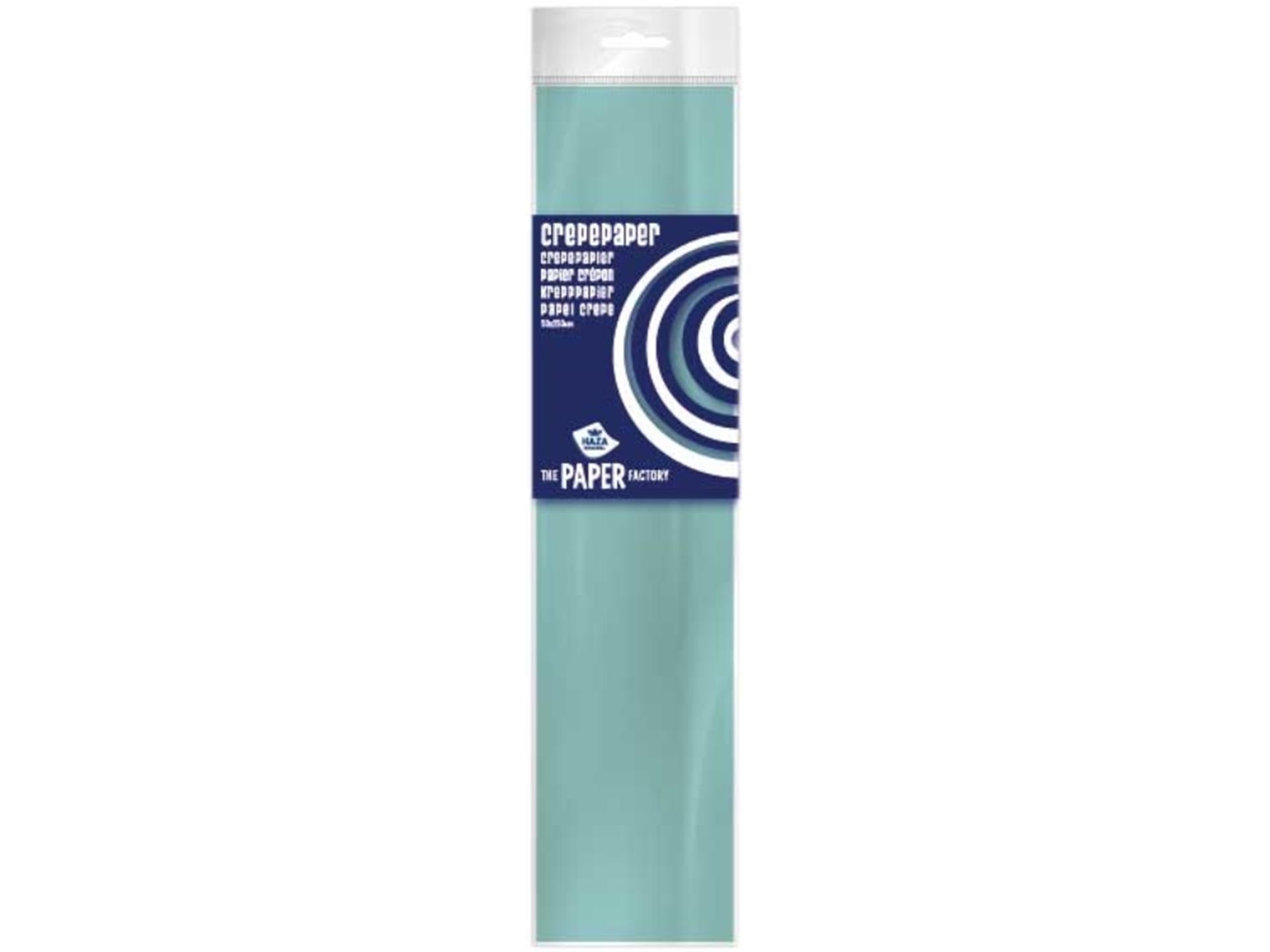 Haza crepepapier 50x250 licht blauw pak a 10