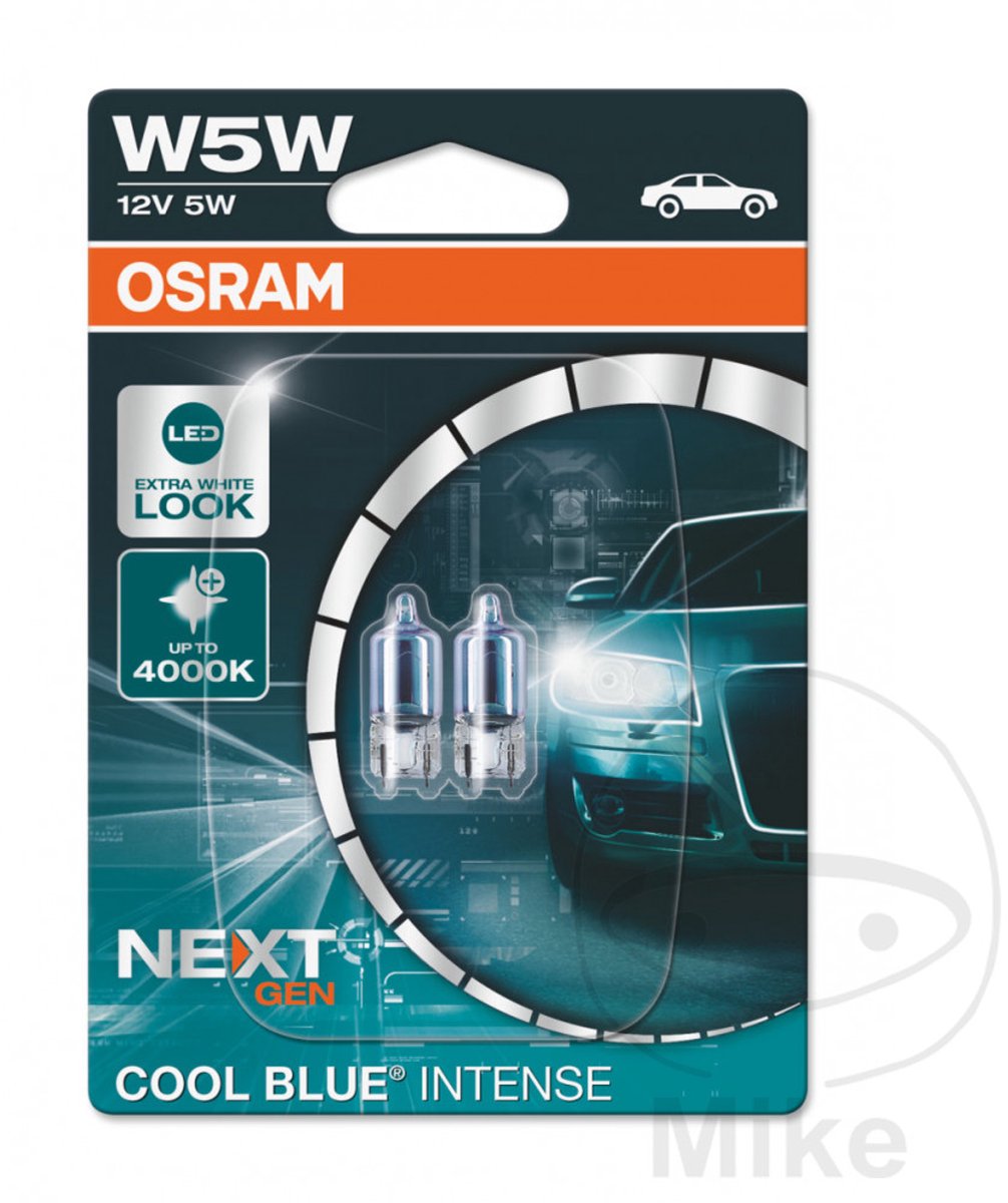 Osram cool blue intense (next gen) w5w-t10 2825cbn set