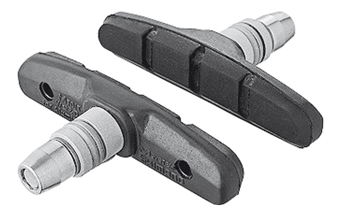 remblokken M70T4 V-brake rubber zwart zilver