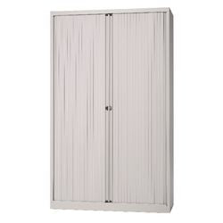 Roldeurkast bisley et412194slg445 staal legborden slot 198x120x43 l.grijs