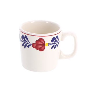 Royal boch boerenbont beker met oor 0,2 l | 6 stuks