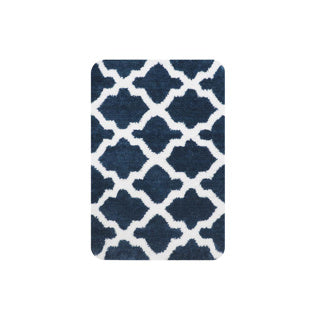 Nederlands huis toulon badmat 60 x 90 cm marineblauw