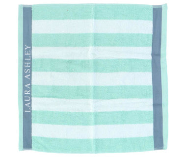Laura ashley keukendoek wit + mint strepen 50 x 50 cm