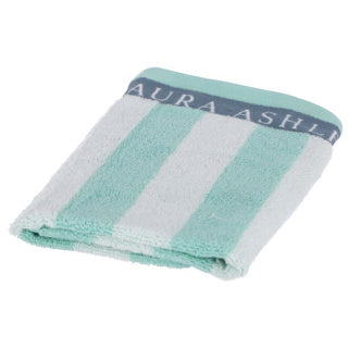 Laura ashley keukendoek wit + mint strepen 50 x 50 cm