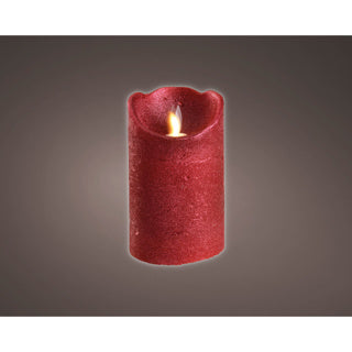 Kaemingk kerst led kaars dansvlam rood 12 cm