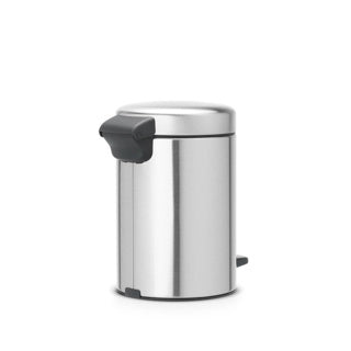 Brabantia pedaalemmer newicon 3l mat staal vingerafdrukbestendig