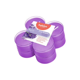 Bolsius maxilichten ware geuren lavendel 8 stuks