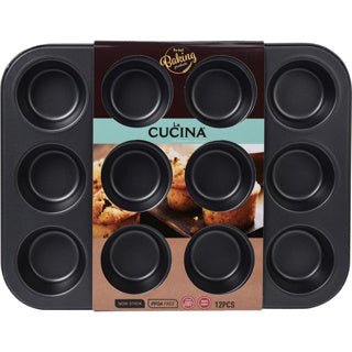 La cucina muffinvorm 12vaks anti aanbak 35x26,5x3,5cm