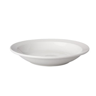 Diepbord 21,5 cm porselein wit