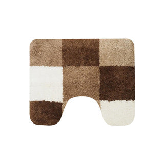 Nederlandse huiskamer borst toiletmat 60 x 50 cm bruin