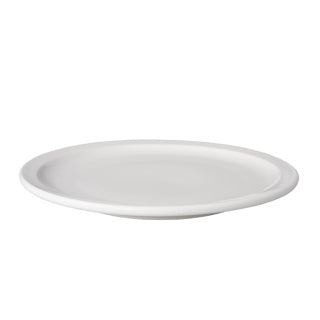 Bord 24 cm porselein wit