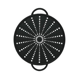 Emsa antispatdeksel 26 cm siliconen antraciet