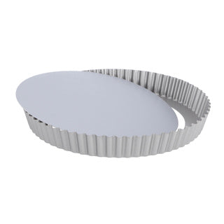 Patisse zilvertop quichevorm met losse bodem 28 cm