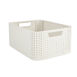 Curver style opbergmand maat m 18 l wit