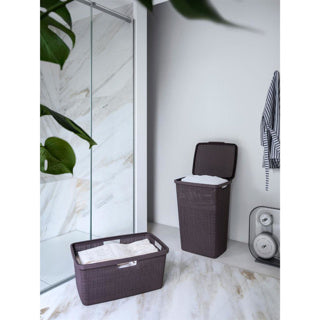 Curver wasmand jute-look 46l donkergrijs