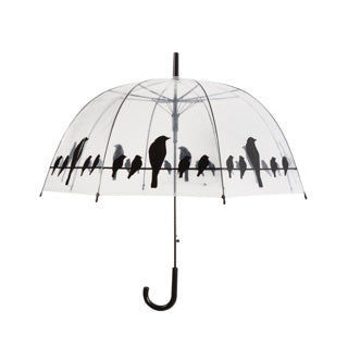 Esschert design paraplu vogels op draad transparant | 2 stuks