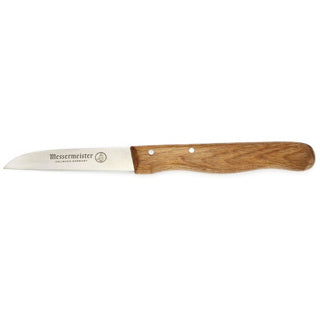 Solinger messermeister beukenhouten aardappelmesje 8 cm RVS