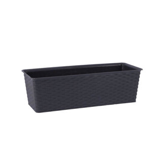 Bloembak 12 x 16 x 40 cm pp assorti kleur | 6 stuks