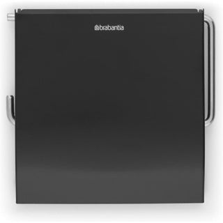 Brabantia toiletrolhouder vernieuwen met klep mat zwart