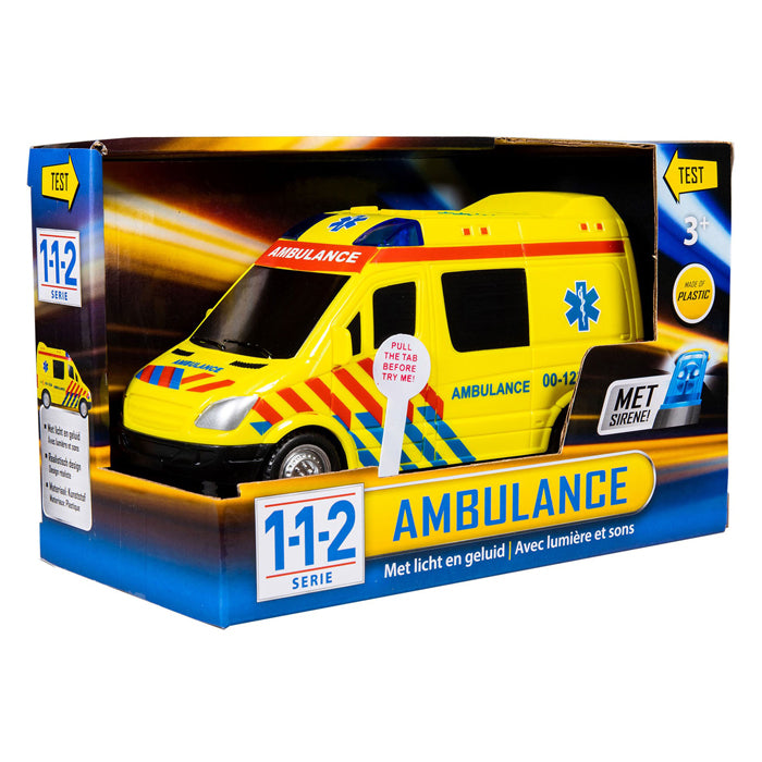 112 reddingsracers ambulance met licht en geluid