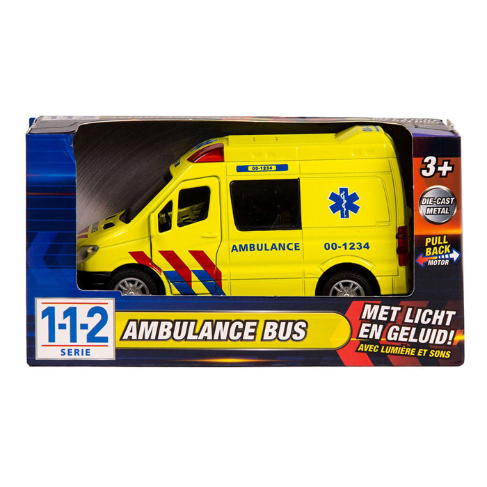 112 ambulancebus 1:34 met licht en geluid