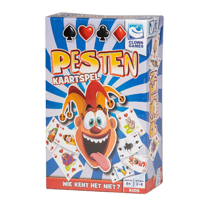 Clownspellen pesten kaartspel wie kent het nu niet