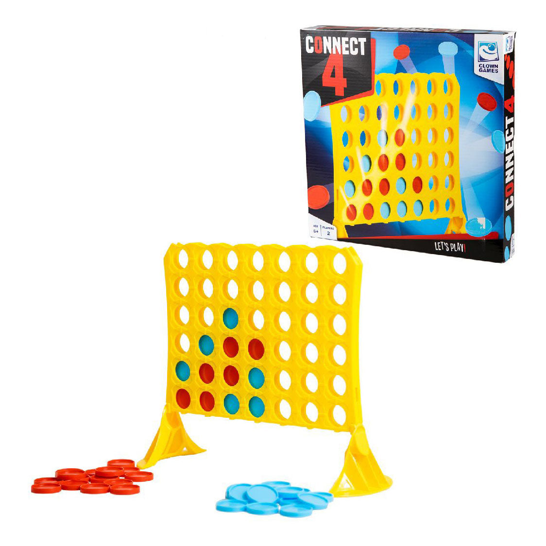 Clownspellen clownspellen 4 op een rij