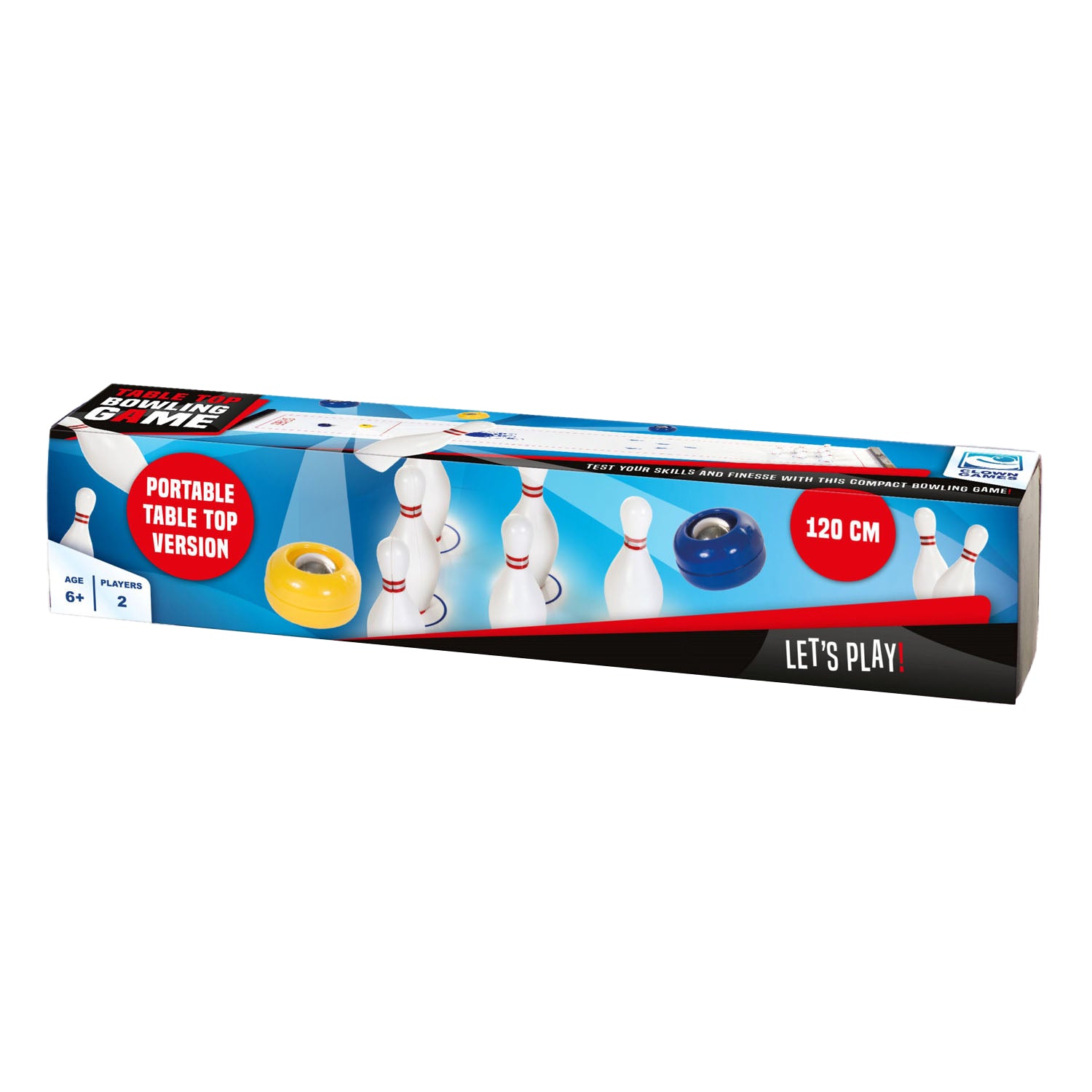 Clown Games Tafel Bowlingspel, 120cm
