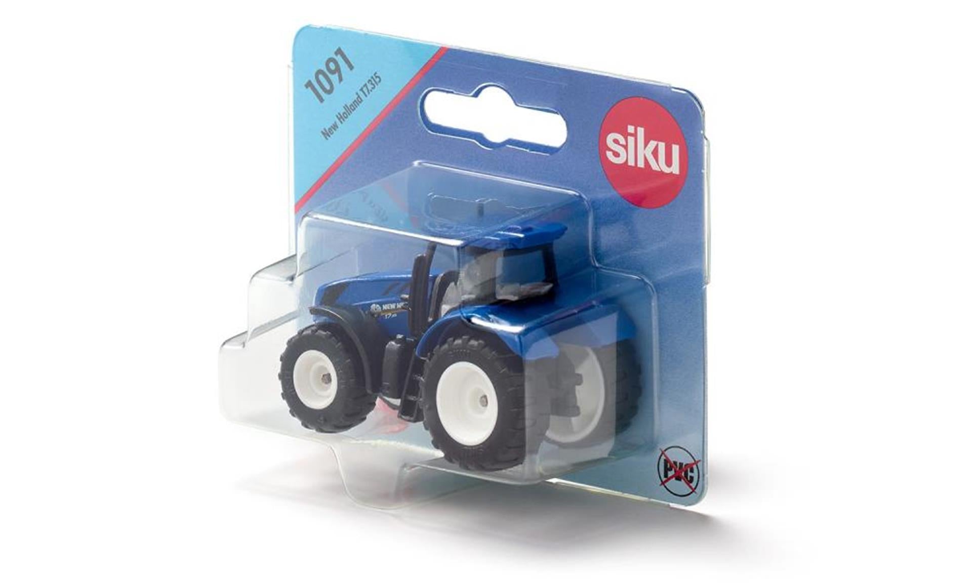 Siku 1091 new holland t7.315 tractor blauw 67x48x27mm