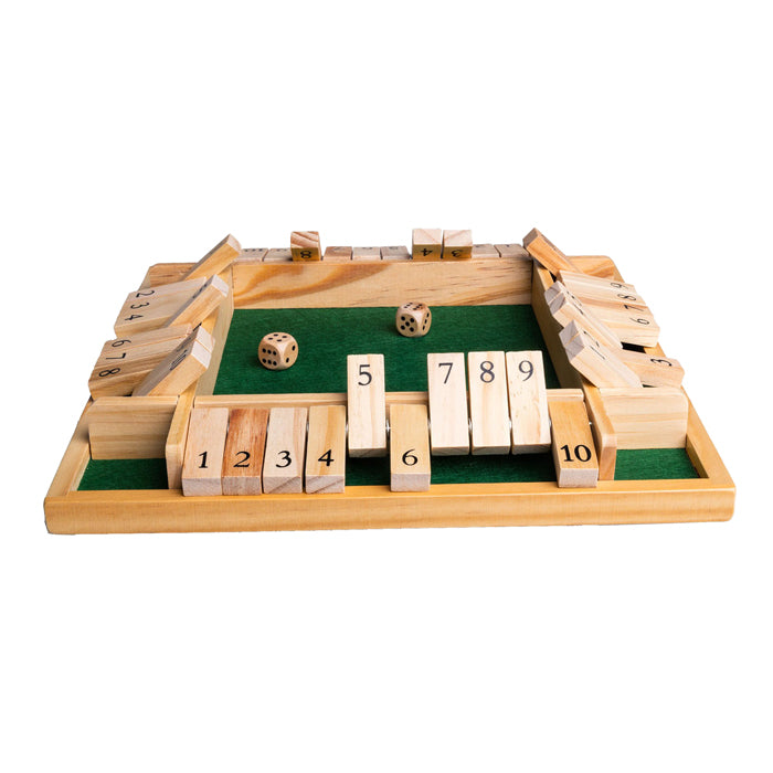 Clown Games Shut the Box Houten Bordspel