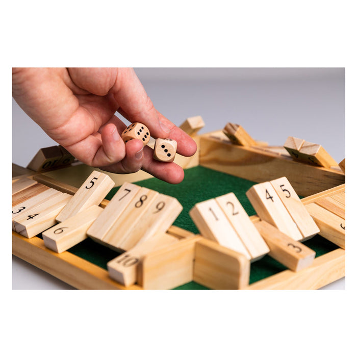 Clown Games Shut the Box Houten Bordspel