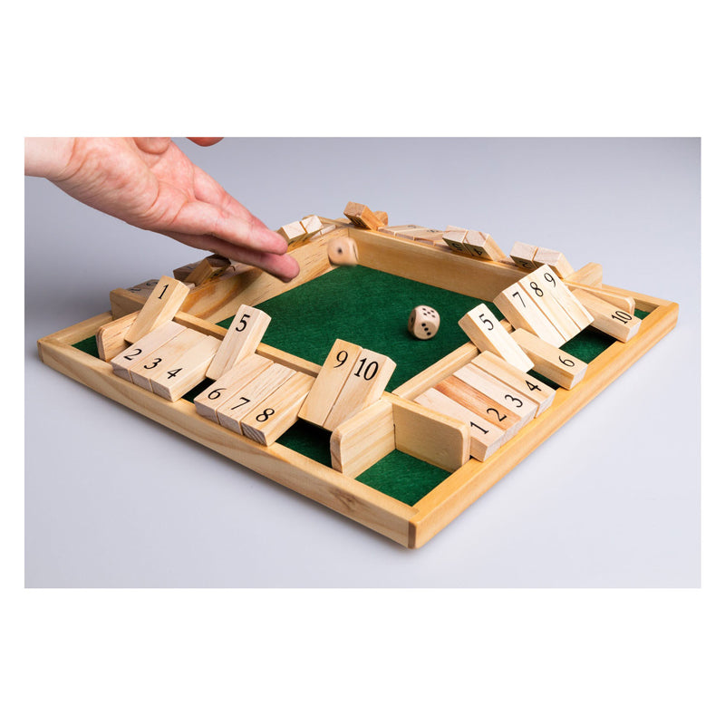Clown Games Shut the Box Houten Bordspel