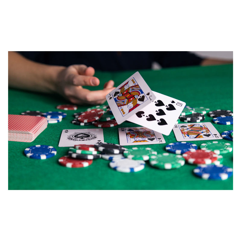 Clownspellen pokerset in aluminium koffer