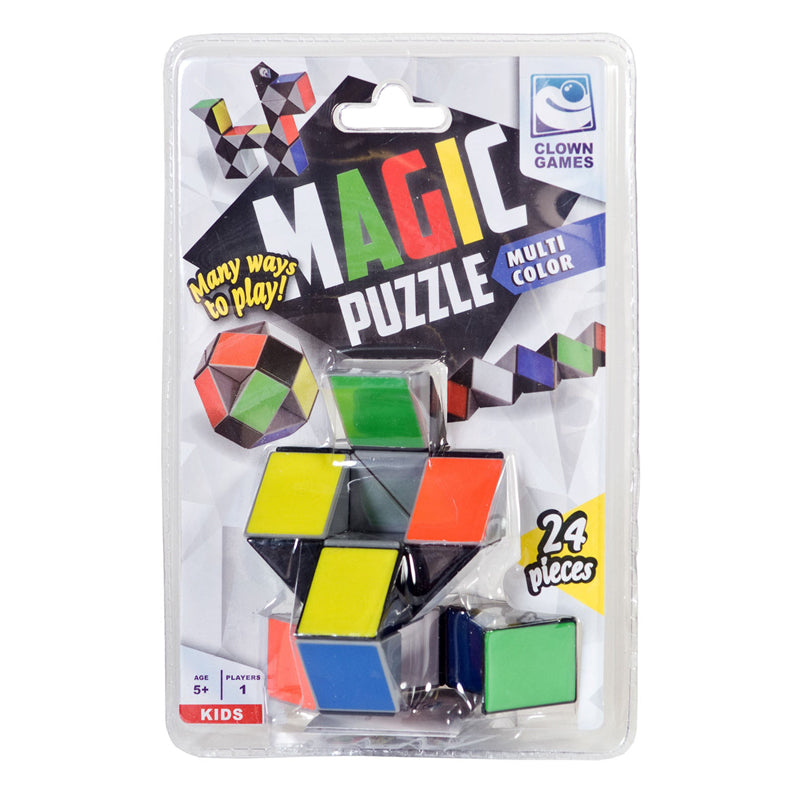 Clown spelletjes clown magische puzzel kleur