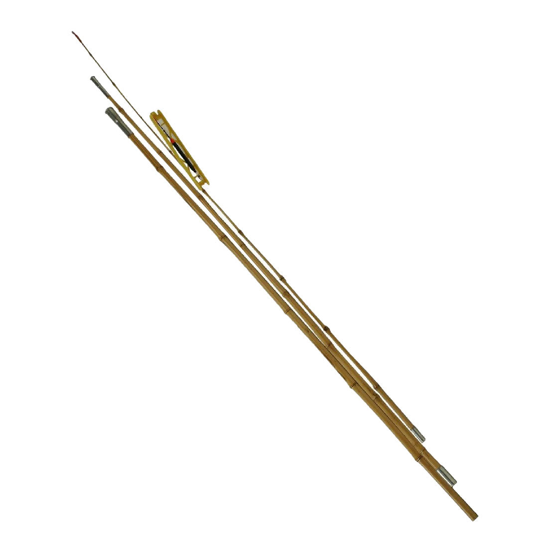Game on fishing bamboe hengel met tuigje, 3,5m
