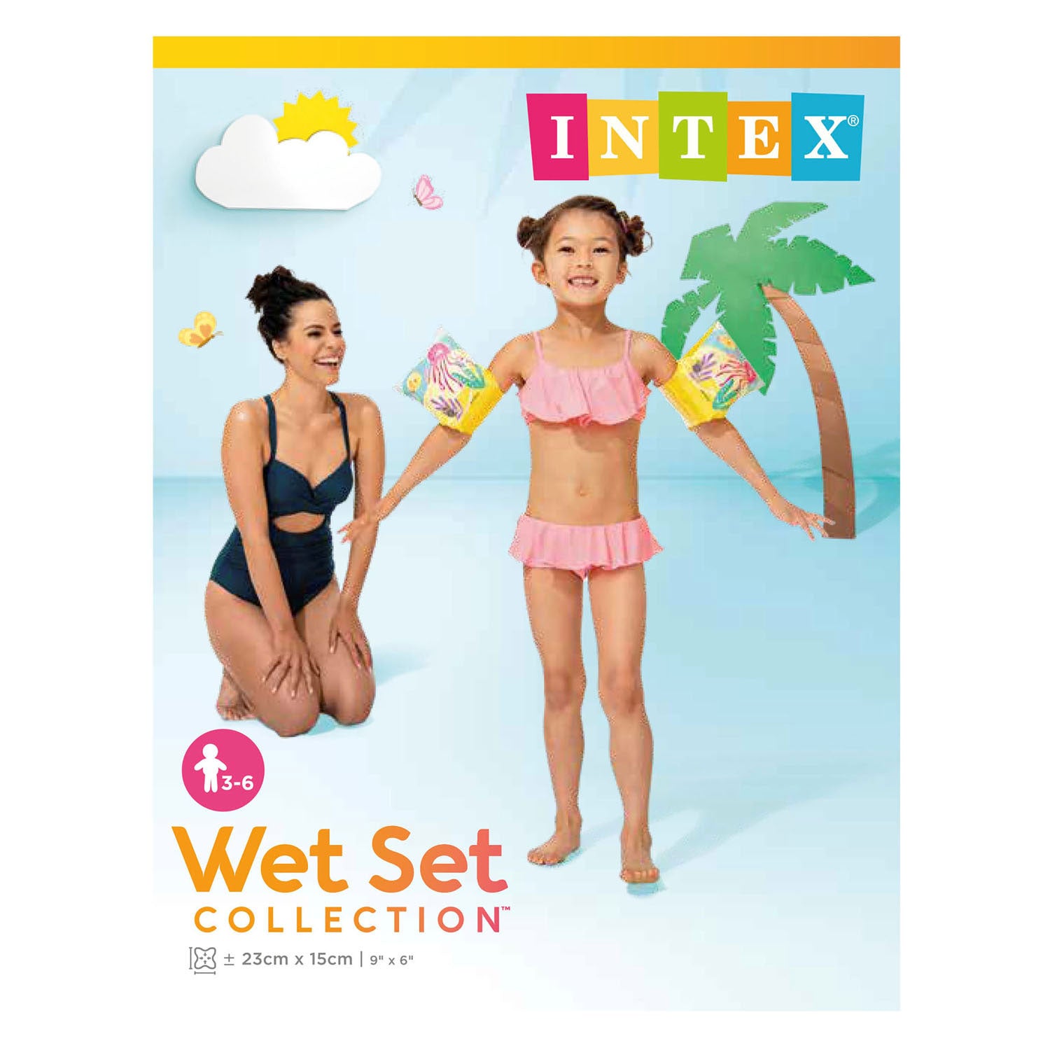 Intex zwembandjes tropische maatjes, 3-6 jaar