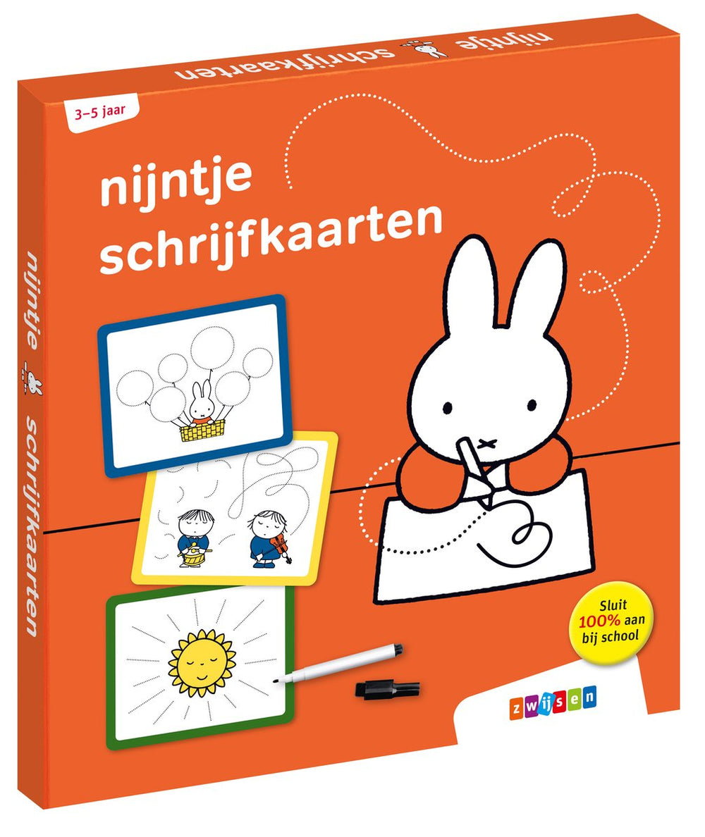Nijntje edutainment - schrijfkaarten